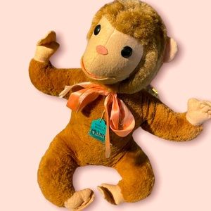 Antique BANTAM toy monkey with chime. I think it’s from the 30s or 40s